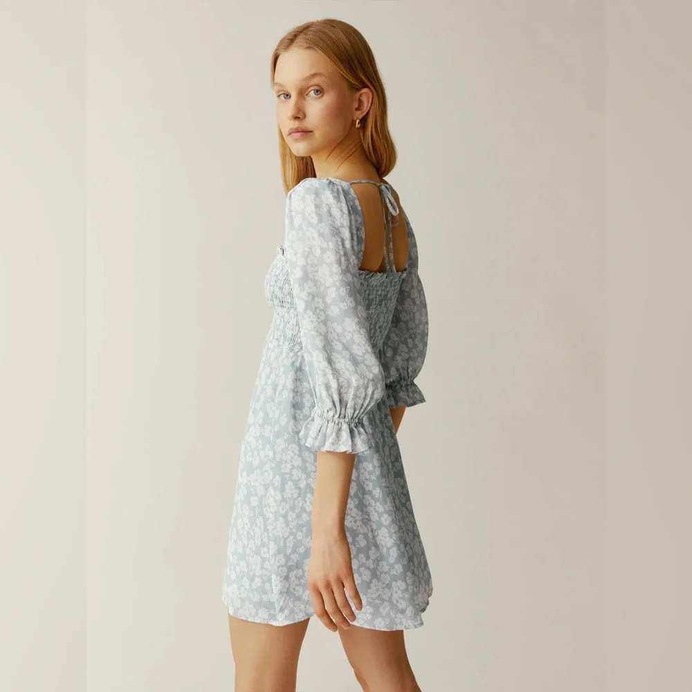 (NWT) Reformation - Zaria Mini Dress - Sofie Floral - L - Picture 4 of 10